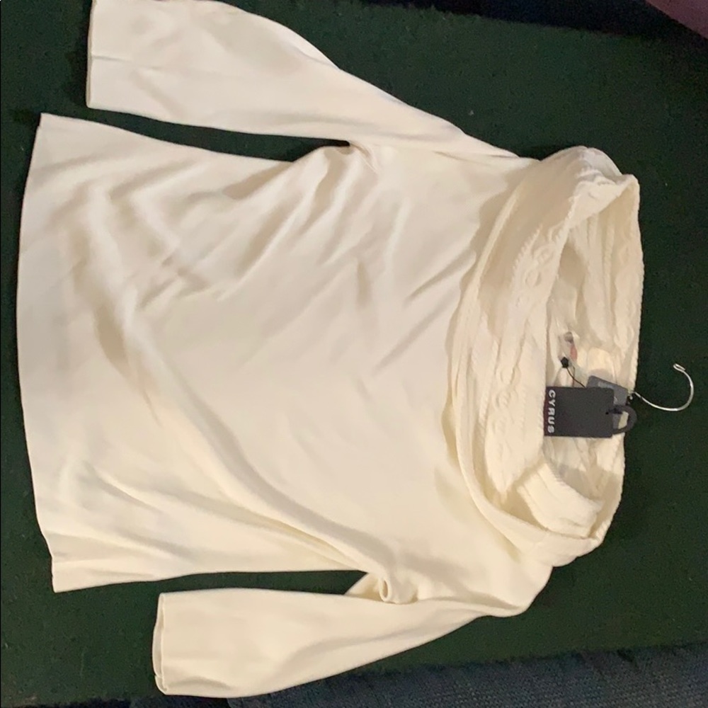 Designer shirt, blouse, white